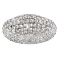Ideal Lux - Plafonnier LED en cristal KING 5xG9/3W/230V d. 38 cm chrome brillant